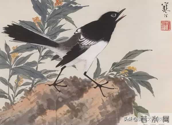 国画大家江寒汀的写意花鸟作品赏析！