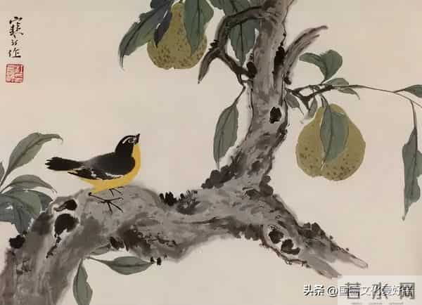 国画大家江寒汀的写意花鸟作品赏析！