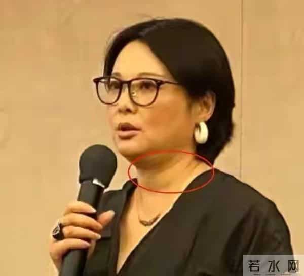 袁立到底经历了啥?脖子肉层叠腰身圆滚似大妈,把口罩套在胳膊上