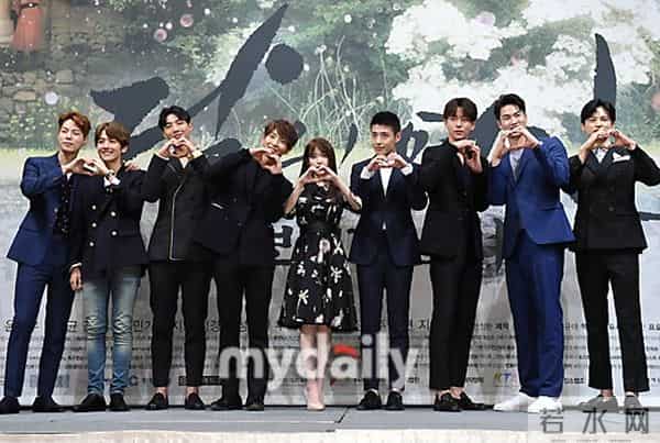 [MD PHOTO] 李准基、IU等艺人出席新剧《步步惊心：丽》发布会