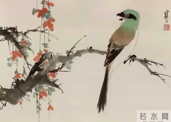 国画大家江寒汀的写意花鸟作品赏析！