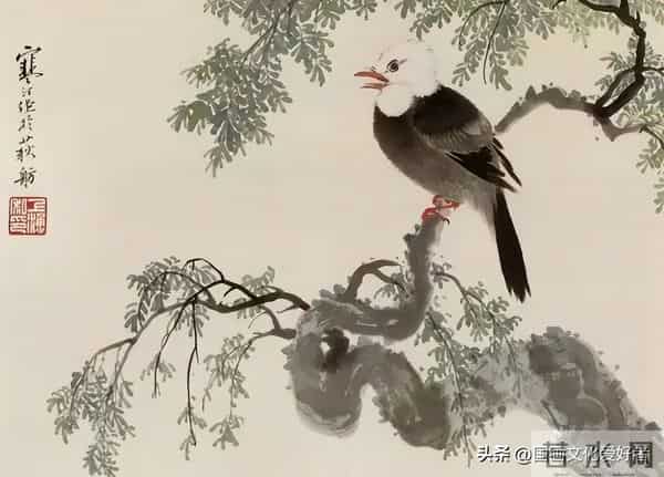 国画大家江寒汀的写意花鸟作品赏析！