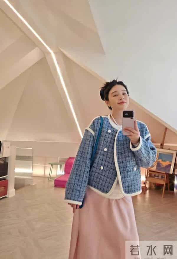 37岁阚清子临盆在即!穿孕妇装状态轻松,老公贴心开车门陪伴产检