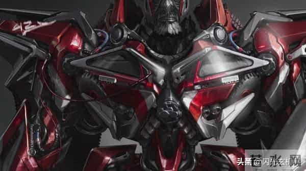 变形金刚动漫人物：《月黑之时》汽车人首领御天敌原画设定稿欣赏