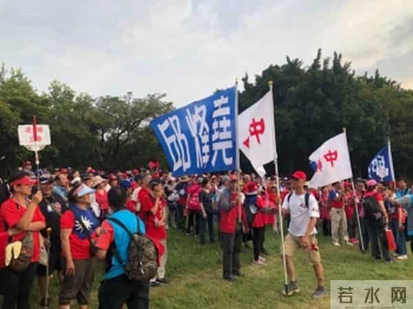 20万人集合！韩国瑜台中造势下午登场