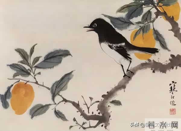 国画大家江寒汀的写意花鸟作品赏析！