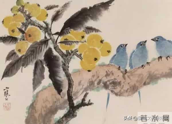 国画大家江寒汀的写意花鸟作品赏析！