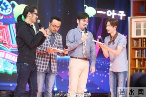 韩寒首次登天天向上 百变韩寒撞脸谢霆锋腾格尔周渝民刘欢等