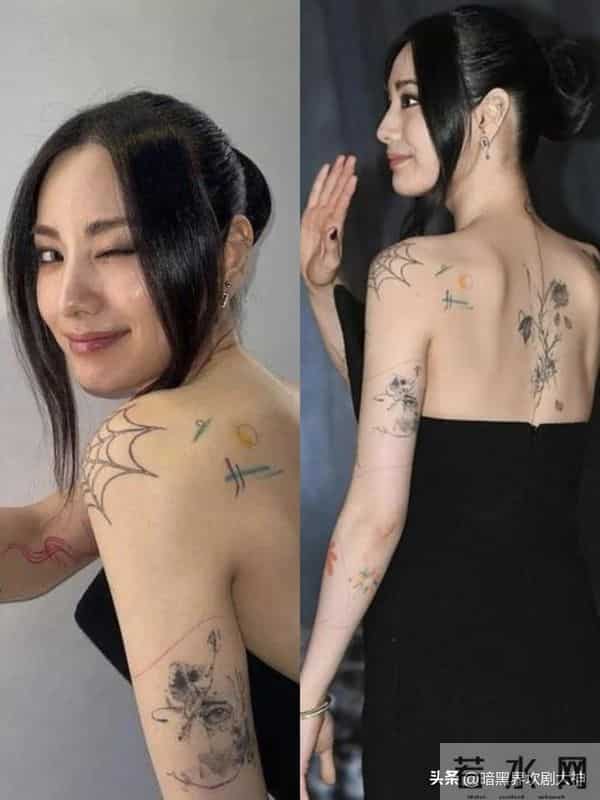 中日韩知名女星的纹身那个好看？有纹在很私密的地方你看过吗？