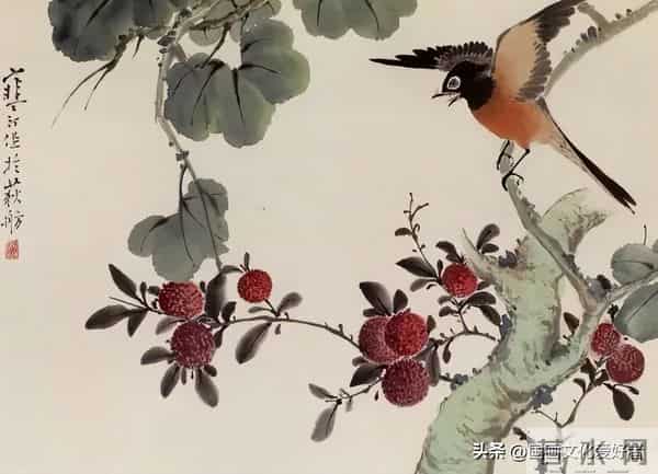 国画大家江寒汀的写意花鸟作品赏析！