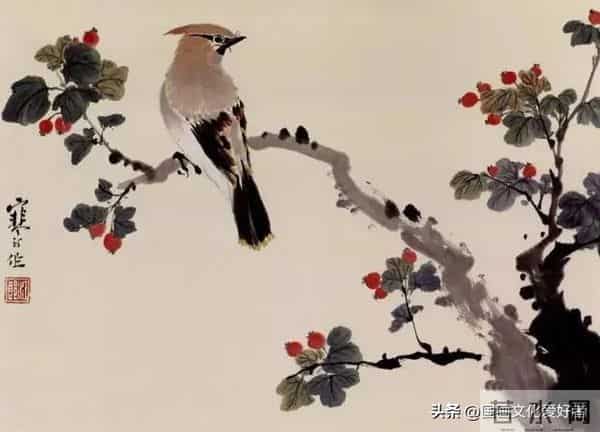 国画大家江寒汀的写意花鸟作品赏析！