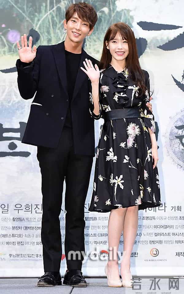 [MD PHOTO] 李准基、IU等艺人出席新剧《步步惊心：丽》发布会