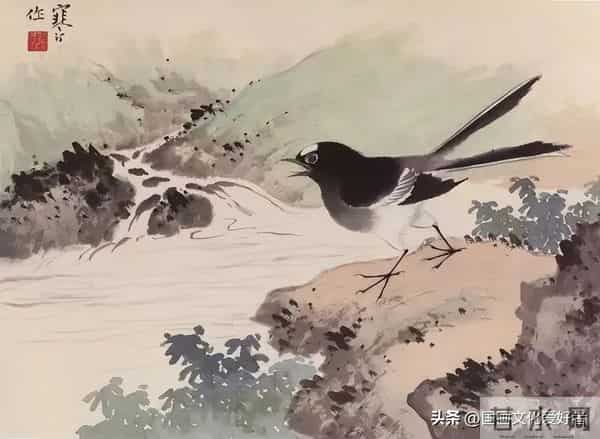 国画大家江寒汀的写意花鸟作品赏析！