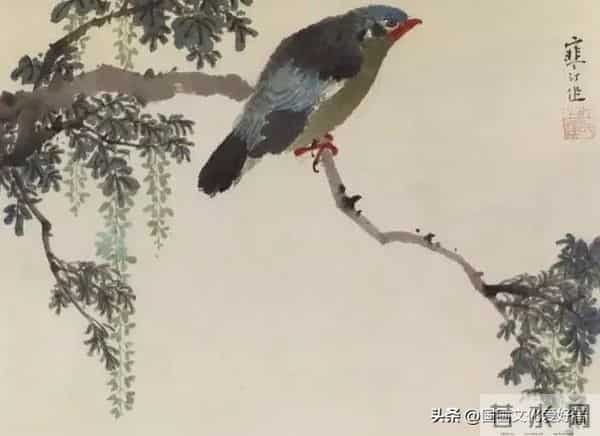 国画大家江寒汀的写意花鸟作品赏析！