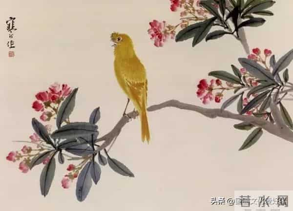 国画大家江寒汀的写意花鸟作品赏析！