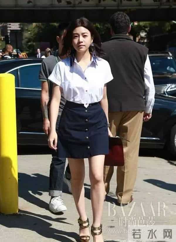 陈妍希被叫胶原蛋白素颜少女脸?“初恋女神”教你显瘦穿衣法则