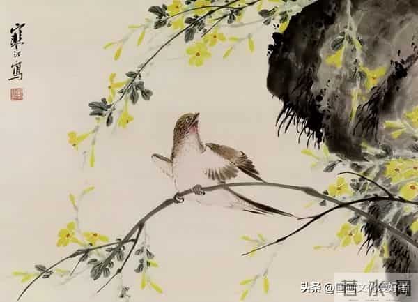 国画大家江寒汀的写意花鸟作品赏析！