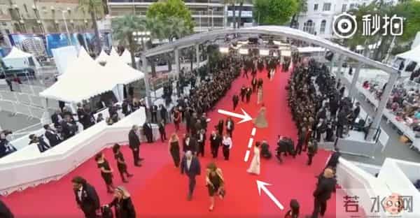OMG - 把戛纳红毯走成田径比赛,她有真功夫