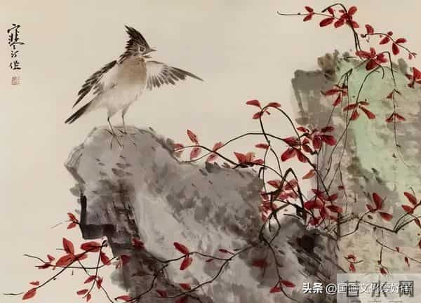 国画大家江寒汀的写意花鸟作品赏析！