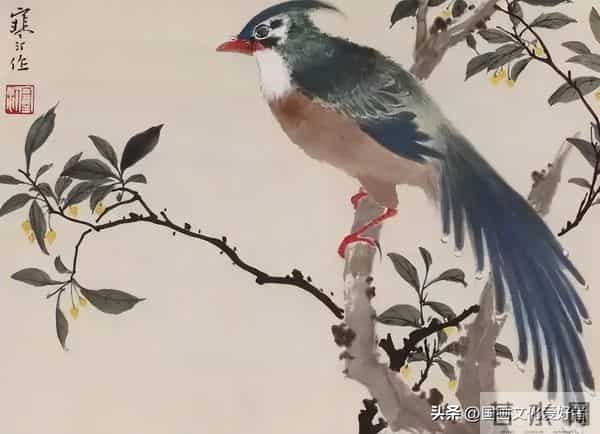 国画大家江寒汀的写意花鸟作品赏析！