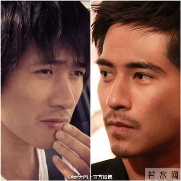 韩寒首次登天天向上 百变韩寒撞脸谢霆锋腾格尔周渝民刘欢等