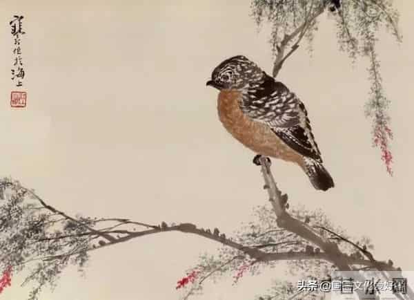 国画大家江寒汀的写意花鸟作品赏析！