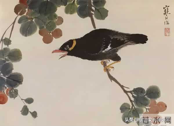 国画大家江寒汀的写意花鸟作品赏析！