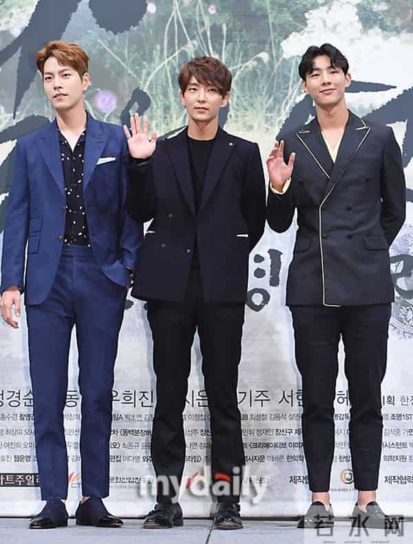 [MD PHOTO] 李准基、IU等艺人出席新剧《步步惊心：丽》发布会