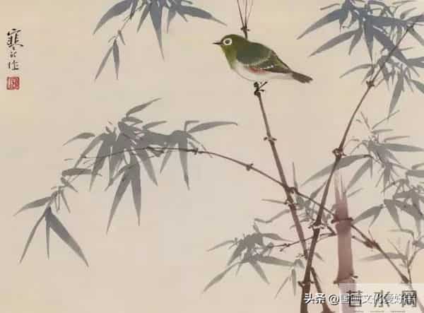 国画大家江寒汀的写意花鸟作品赏析！