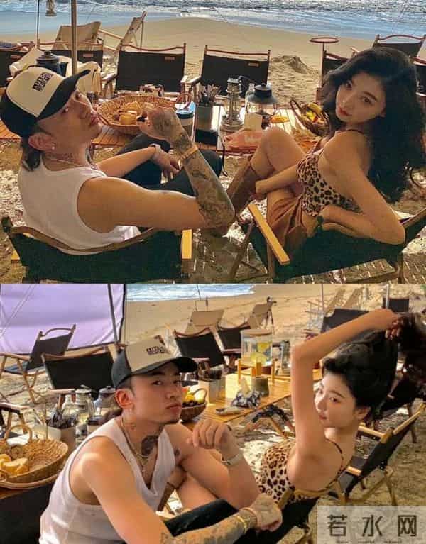 恋情曝光24小时，胡彦斌带易梦玲观海吃饭，两人各看手机不受影响