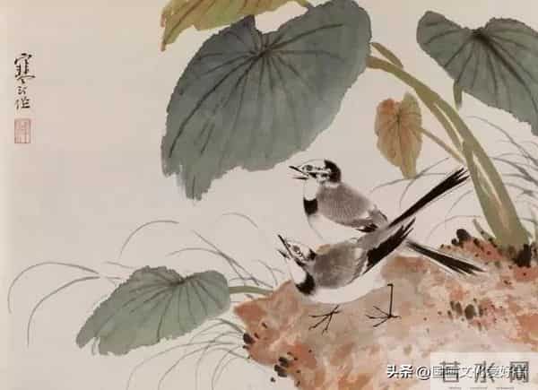 国画大家江寒汀的写意花鸟作品赏析！