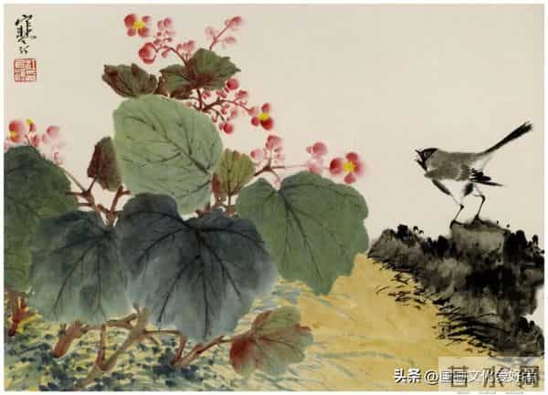 国画大家江寒汀的写意花鸟作品赏析！