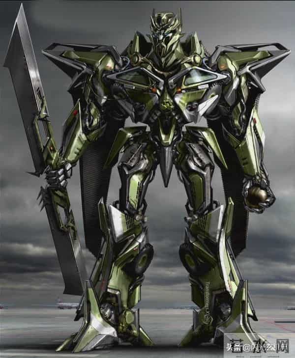 变形金刚动漫人物：《月黑之时》汽车人首领御天敌原画设定稿欣赏