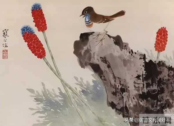 国画大家江寒汀的写意花鸟作品赏析！