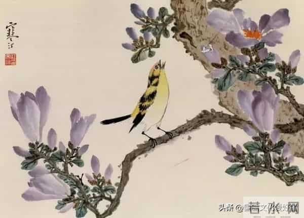 国画大家江寒汀的写意花鸟作品赏析！