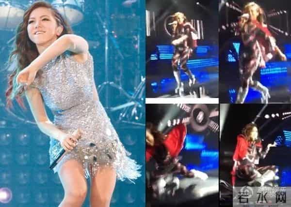 梁咏琪颁奖礼摔倒,而女星摔倒也不止她一个