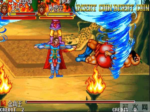 街机游戏《西游释厄传》最无耻的打法,把BOSS提前拖出来打