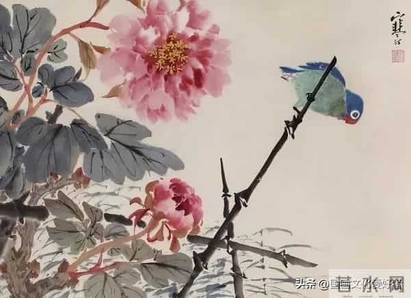 国画大家江寒汀的写意花鸟作品赏析！