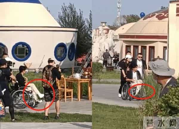 凤凰传奇曾毅左腿骨折,搭档玲花推着轮椅带他上镜