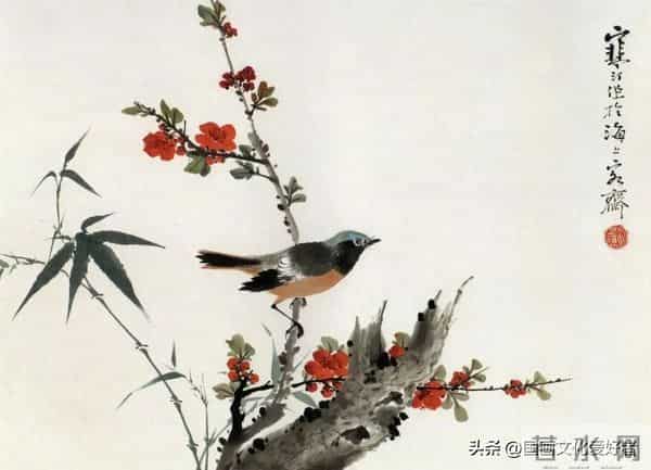 国画大家江寒汀的写意花鸟作品赏析！