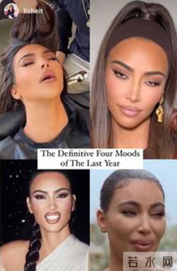 金卡戴珊谈过去一年太糟心!曾睡过C罗的她何时与坎耶正式离婚?