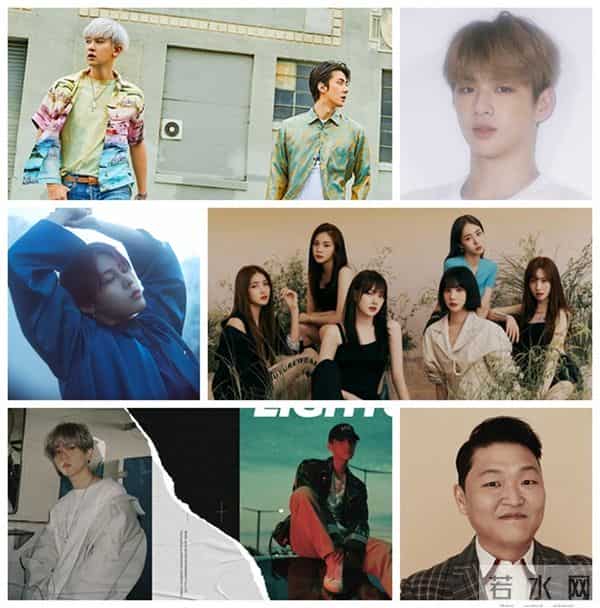 EXO伯贤世勋灿烈GFRIEND姜丹尼尔等大势爱豆扎堆7月回归 各家新辑看点全解析