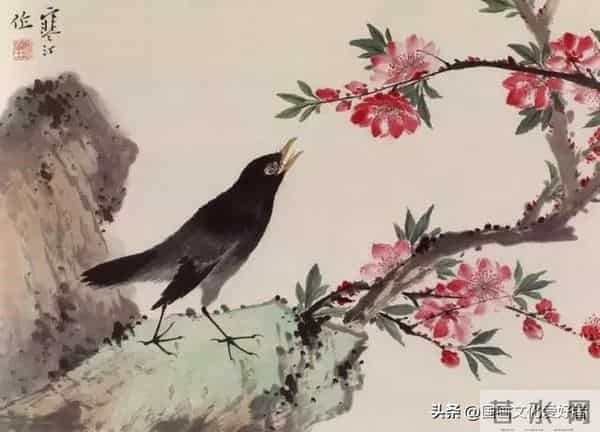 国画大家江寒汀的写意花鸟作品赏析！