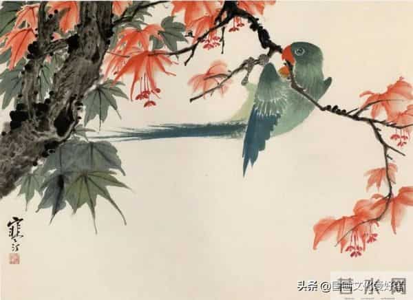 国画大家江寒汀的写意花鸟作品赏析！