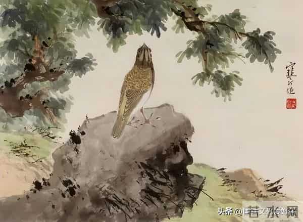 国画大家江寒汀的写意花鸟作品赏析！