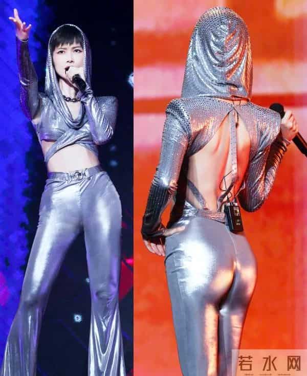 机场偶遇李宇春，穿土黄色棉袄平底鞋，被路人冲撞后眼神凌厉