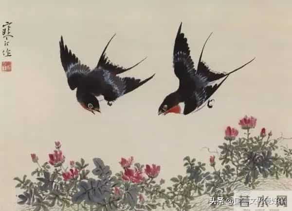 国画大家江寒汀的写意花鸟作品赏析！