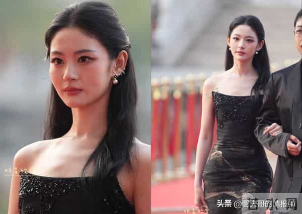 高颧骨多不上镜？文荣奖上于正旁边的赵晴近拍和远拍仿佛是两个人