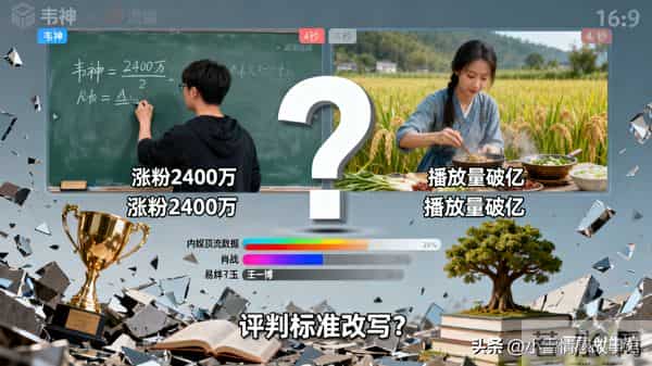 内娱顶流之争撕破遮羞布刘大锤一句话戳穿真相真顶流从不是流量数