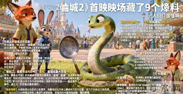 狐兔CP人设崩塌?《动物城2》首映现场藏了3个猛料!